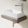Cloakroom Stone Resin Counter Top Vanity Unit Basin 460 x 260mm Colossum 101