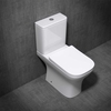 Close Coupled Bathroom Ceramic Toilet Pan & Cistern with Soft Close Seat Aachen 215A