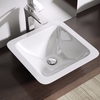 Counter Top Stone Resin Square Basin 427 x 427mm Colossum 803
