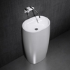 Stone Resin Pedestal Freestanding Oval Basin Colossum 32
