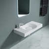 Wall Hung & Counter Top Stone Resin Rectangular Basin Concealed Waste Design 1000 x 480mm Colossum 15L