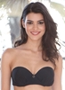 Black Strapless Bikini Top