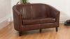 Boscombe 2 seat sofa brown