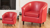 Westmere tub chair red