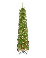 4Ft Two-tone Green Pencil Tree