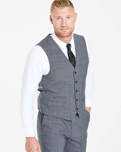 Grey Shape Memory Yarn Waistcoat