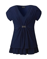 Grace Made in Britain print tunic top