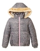 KD Girls Padded Leopard Print Coat