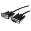 StarTech.com 0.5m BK DB9 Serial Cable M/F