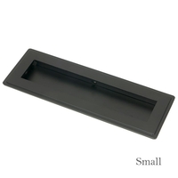 Art Deco Rectangular Pull - Matt Black