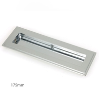 Art Deco Rectangular Pull - Polished Chrome