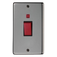 Black Nickel Double Plate Cooker Switch