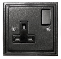 Black Single Socket