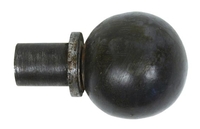 Blacksmith Beeswax Ball Curtain Finial