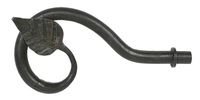 Blacksmith Beeswax Leaf Curtain Finial