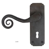 Blacksmith Beeswax Monkeytail Lever Door Handle