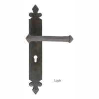 Blacksmith Beeswax Tudor Lever Door Handle