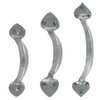 Blacksmith Pewter Patina Gothic Pull Handle