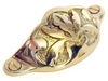 Brass Edwardian Leaf Drawer Pull