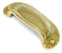 Brass Hammered Drawer Pull
