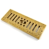 Brass Rectangle Air Vent Hit and Miss