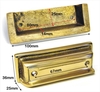 Brass Rim Lock Keep Number 11