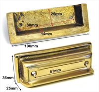 Brass Rim Lock Keep Number 11