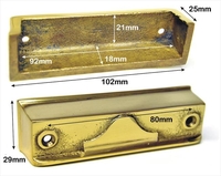 Brass Rim Lock Keep Number 12