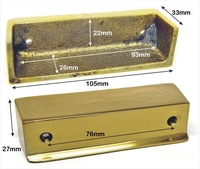 Brass Rim Lock Keep Number 14