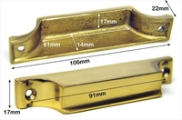 Brass Rim Lock Keep Number 2