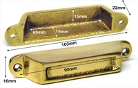 Brass Rim Lock Keep Number 3