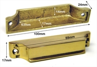 Brass Rim Lock Keep Number 4