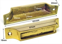 Brass Rim Lock Keep Number 5