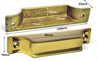 Brass Rim Lock Keep Number 6