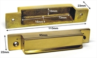 Brass Rim Lock Keep Number 8