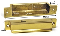 Brass Rim Lock Keep Number 9