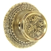 Brass Rose Centre Door Knob