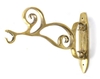 Brass Scroll Hanging Basket Bracket