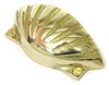 Brass Shell Drawer Pull