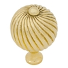Brass Spiral Cabinet Knob