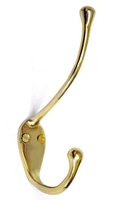 Brass Traditional Coat Hook