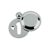 Covered Victorian Escutcheon - Polished Chrome Finish