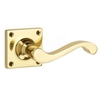 Croft 2145 Sheringham Lever Door Handle on a Square Rose