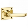 Croft 2146 Victorian Lever Door Handle on a Square Rose