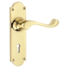 Croft 2168 2169 Ornate Lichfield Lever Door Handle