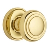 Croft 6348COV57B Stepped Cushion Door Knob on Raised Edge Covered Rose