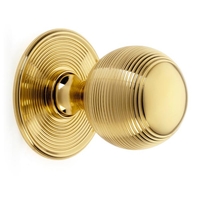 Croft 6407 Reeded Ball Centre Door Knob