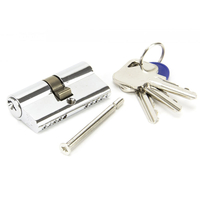 Double Euro Cylinder Lock - Polished Chrome