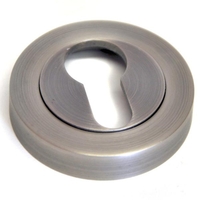 Euro Escutcheon - Matt Gun Metal Finish