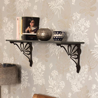 Flower Bracket - Black Finish